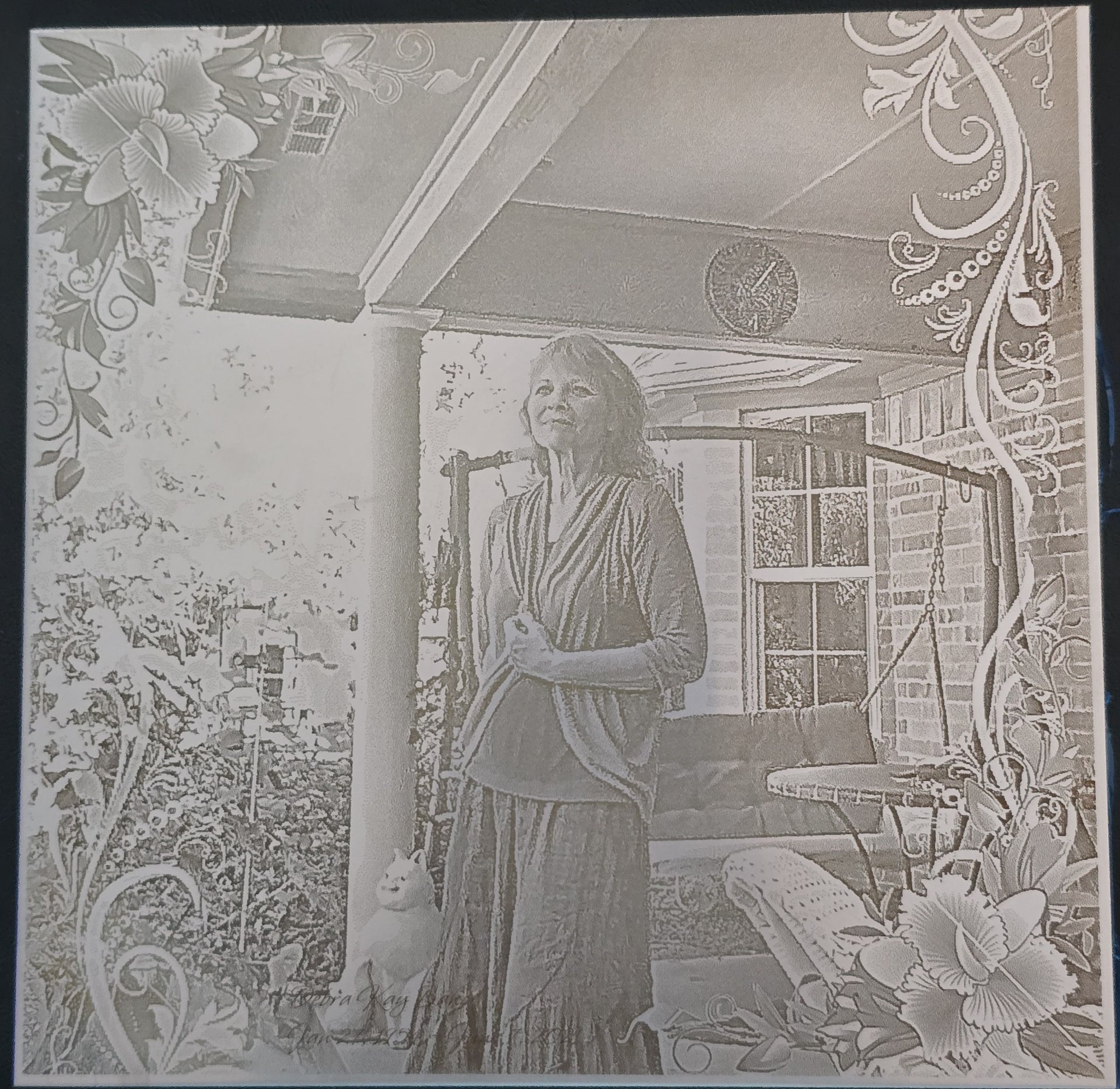 304 stainless steel plate custom etched